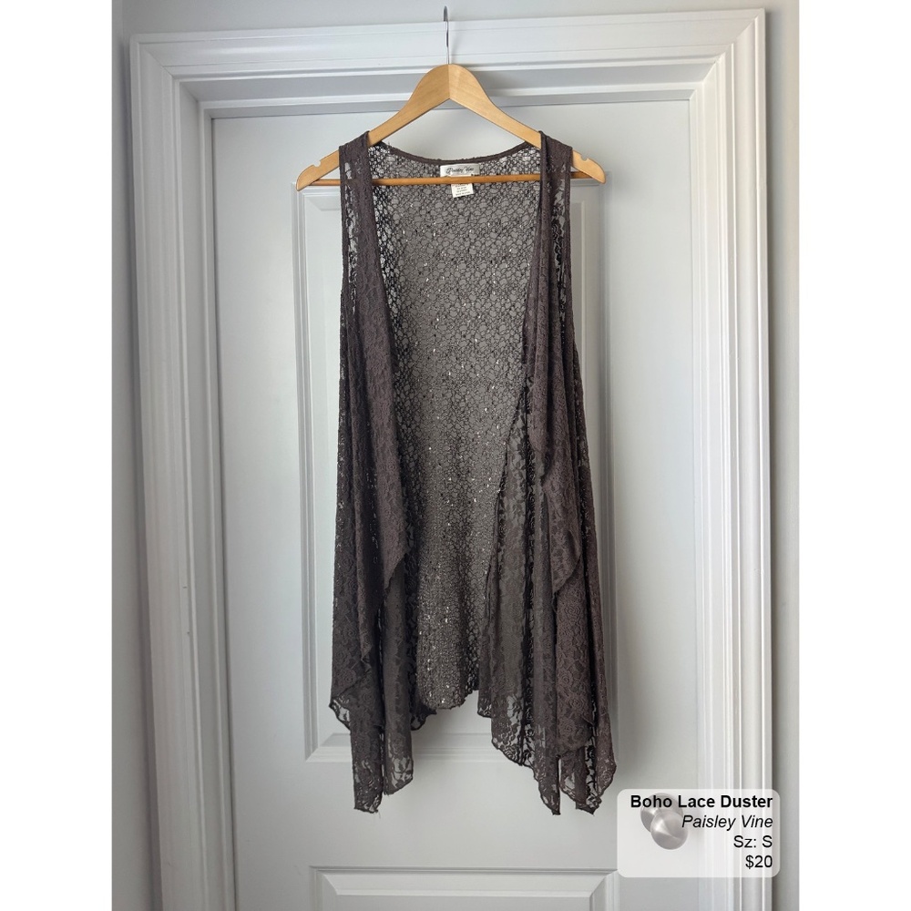 Boho Lace Duster